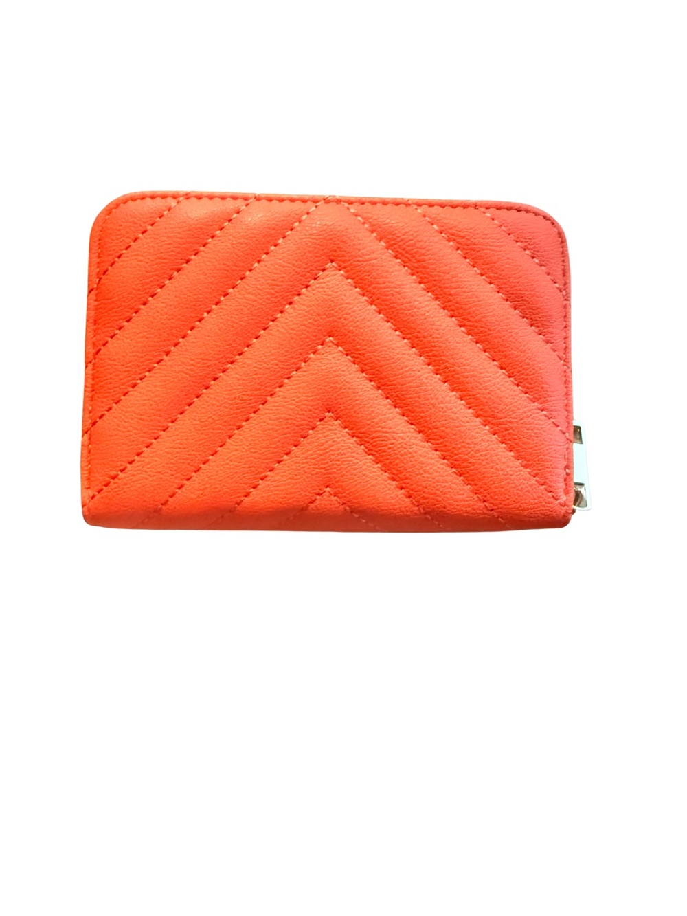 Compact Quilted Coral Women's Zip Wallet (0275)